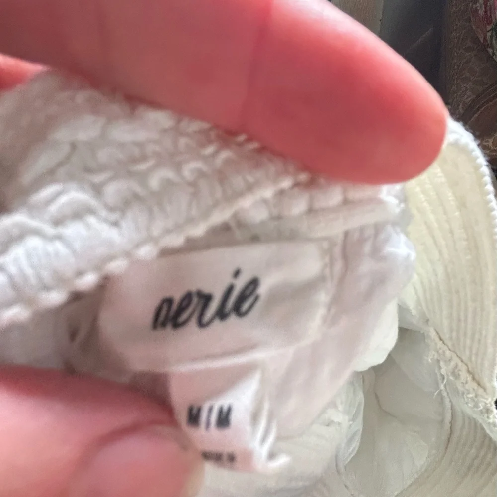Aerie Textured Lace Ruffle Mini Skirt - Picture 4 of 4